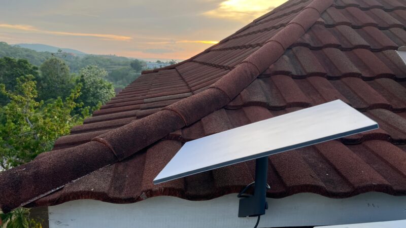 starlink on roof by starlink installers jamaica